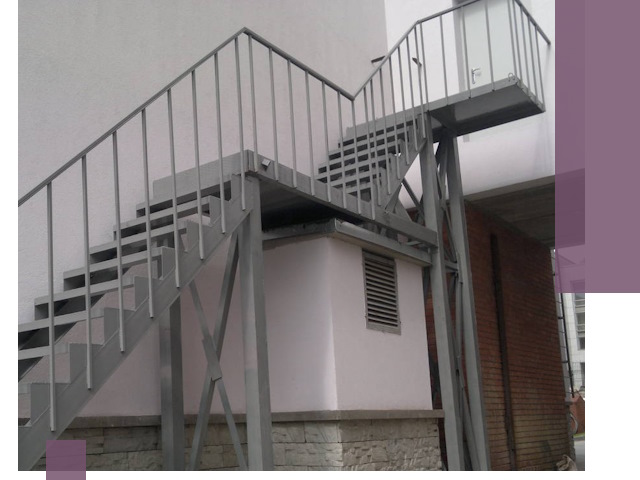 Монтаж пожарных лестниц под ключ в Майкопе с гарантией качества