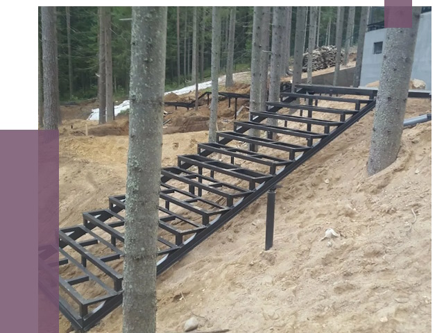 Монтаж металлических лестниц в Майкопе от 13394 руб. 