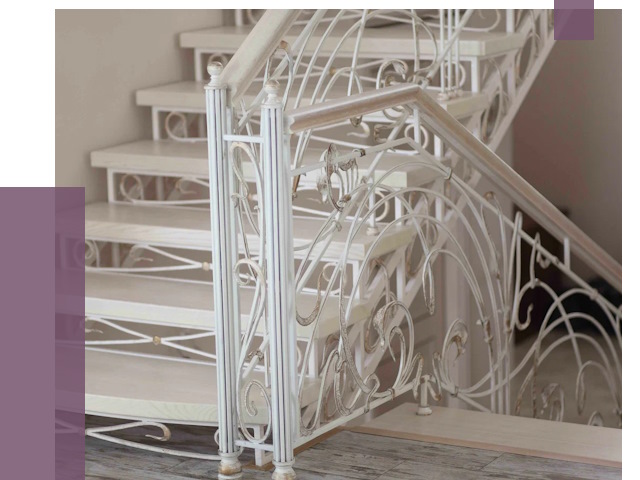Изготовление кованых лестниц на заказ в Майкопе от 85927 руб. | ПРОЛЁТ-Мкп