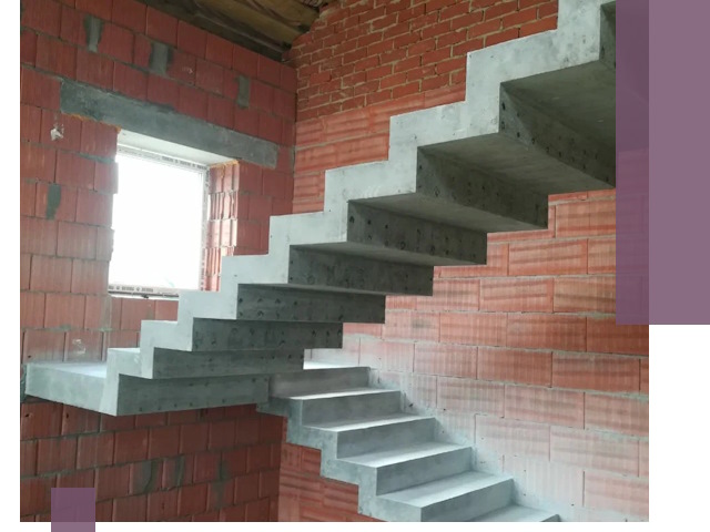 Бетонные лестницы под ключ в Майкопе: монтаж, демонтаж, ремонт