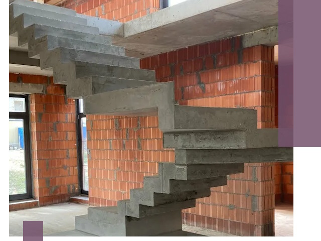 Изготовление бетонных лестниц под ключ в Майкопе