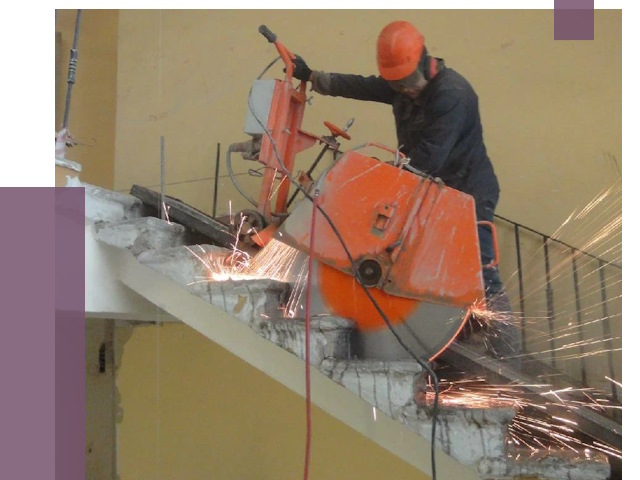 Демонтаж бетонных лестниц в Майкопе от 4549 руб. за м2 | ПРОЛЁТ-Мкп