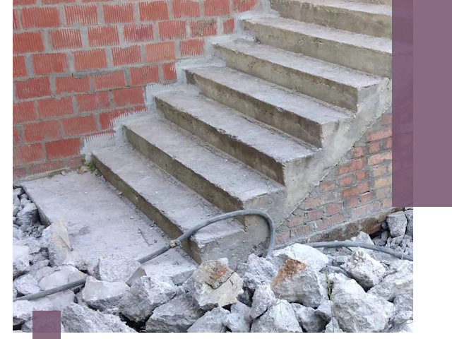 Демонтаж бетонных лестниц в Майкопе: быстро и безопасно