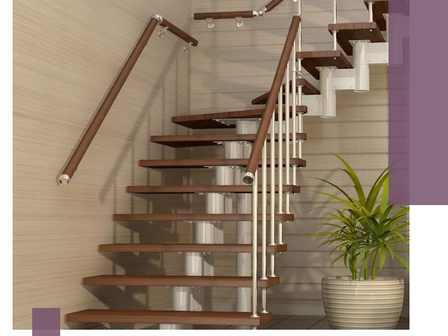 Изготовление модульных лестниц под ключ в Майкопе