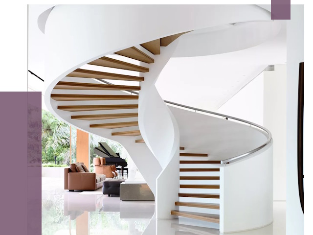 Винтовые лестницы в Майкопе под ключ от 48018 руб. | ПРОЛЁТ-Мкп