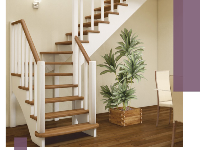 Г-образные лестницы под ключ в Майкопе — изготовление и монтаж