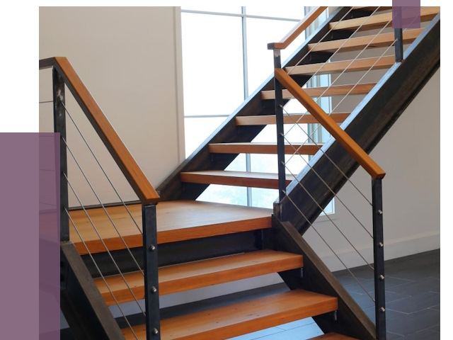 Изготовление лестниц на металлокаркасе в Майкопе от 18702 руб. | ПРОЛЁТ-Мкп
