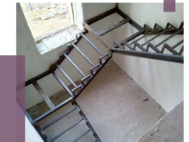 Монтаж лестниц на металлокаркасе в Майкопе от 12636 руб. — ПРОЛЁТ-Мкп