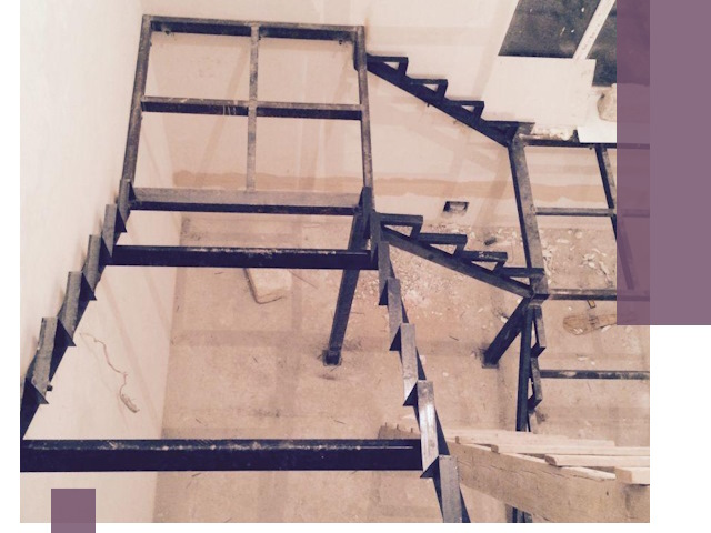 Монтаж лестниц на металлокаркасе в Майкопе быстро и качественно