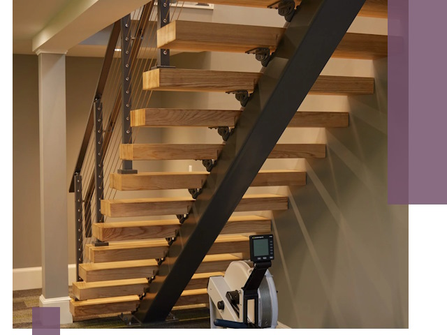 Лестницы на монокосоурах под ключ в Майкопе - изготовление и монтаж