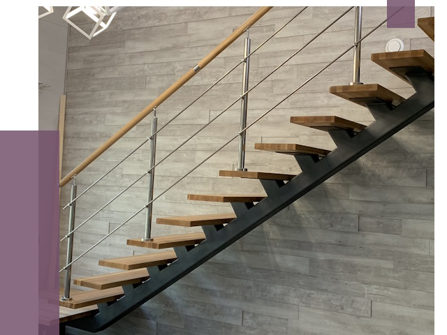 Изготовление лестниц на монокосоуре в Майкопе от 75312 руб. 