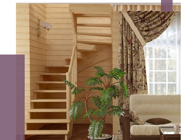 Лестницы для дачи в Майкопе от 75059 руб.  | ПРОЛЁТ-Мкп