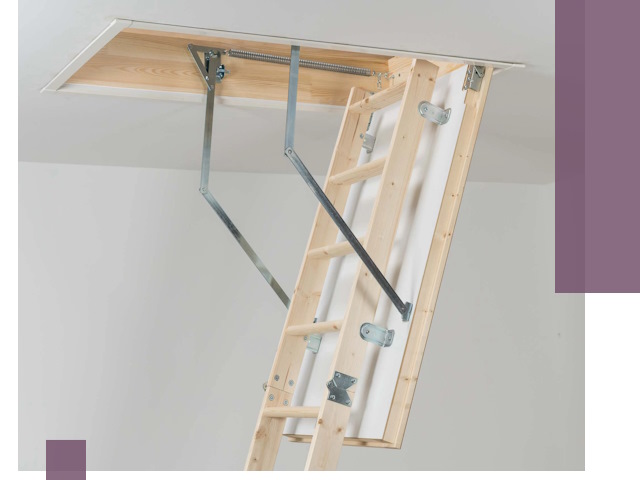 Установка чердачной лестницы под ключ в Майкопе