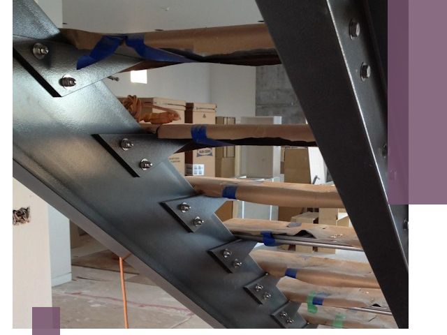 Усиление лестничных конструкций и усиление опор в Майкопе