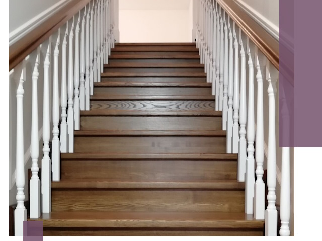 Лестницы из ясеня на заказ в Майкопе — изготовление и монтаж