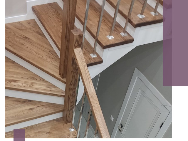 Обшивка металлических лестниц под ключ в Майкопе