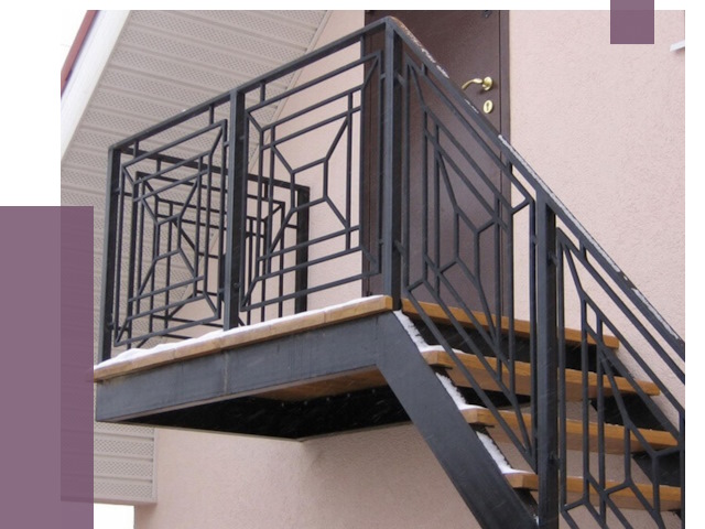 Металлические перила в Майкопе от 4246 руб.  | ПРОЛЁТ-Мкп