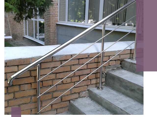 Перила из нержавеющей стали высокого качества в Майкопе