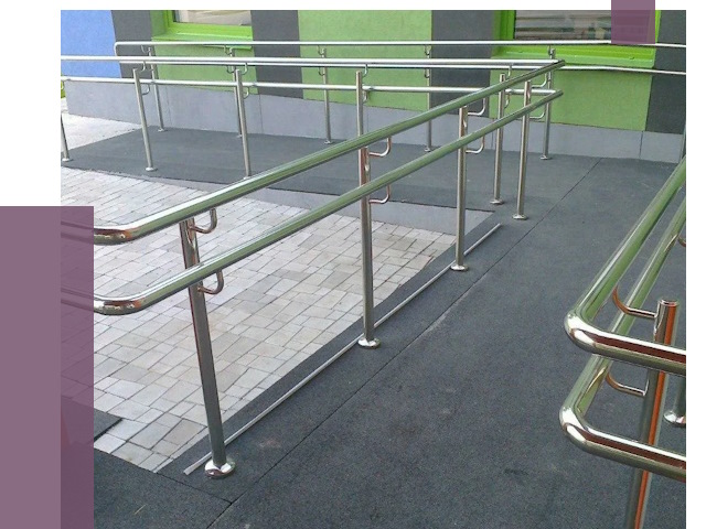 Ограждения пандусов в Майкопе от 4296 руб. монтаж | ПРОЛЁТ-Мкп