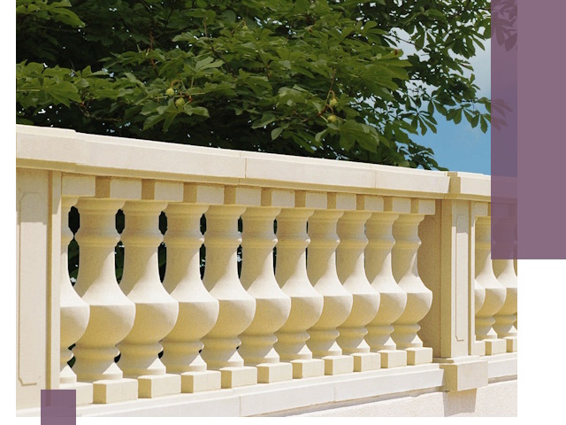 Установка балюстрады в Майкопе: изготовление и монтаж под ключ