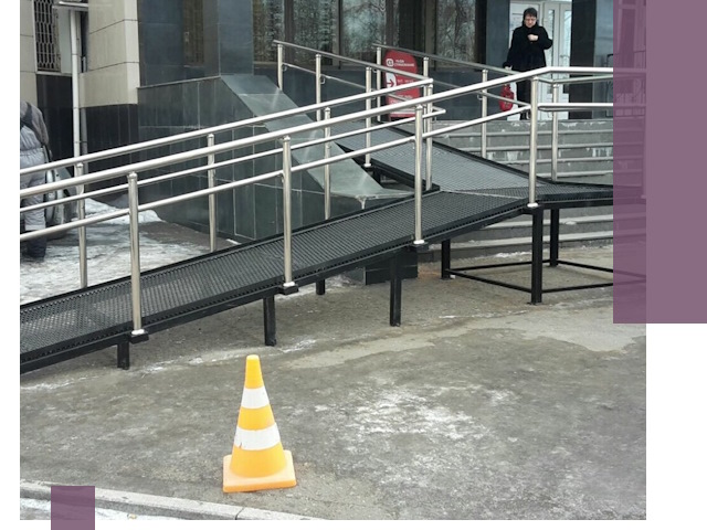 Стационарные пандусы под ключ в Майкопе — изготовление и монтаж