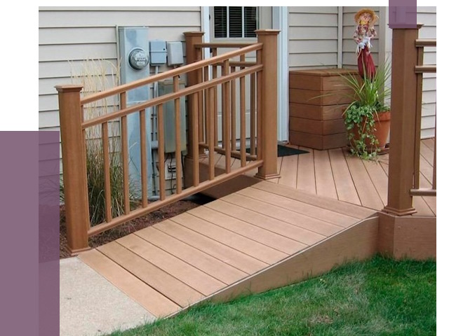 Пандус на крыльцо в Майкопе под ключ от 7683 руб. 