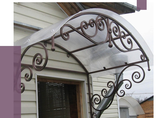 Изготовление козырьков в Майкопе от 7278 руб. — заказать | ПРОЛЁТ-Мкп