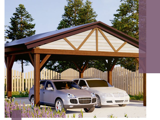 Навесы для автомобиля в Майкопе — изготовление и монтаж