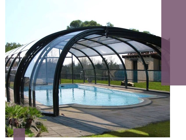 Навесы для бассейна в Майкопе: изготовление и монтаж под ключ