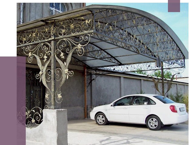 Кованые навесы в Майкопе от 14405 руб. | ПРОЛЁТ-Мкп