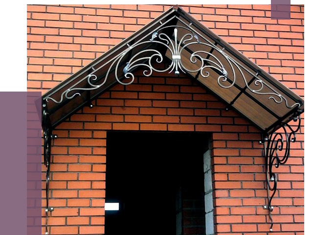 Металлические козырьки в Майкопе от 10564 руб. 