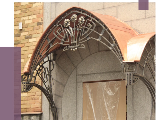 Арочные козырьки в Майкопе от 14405 руб. 