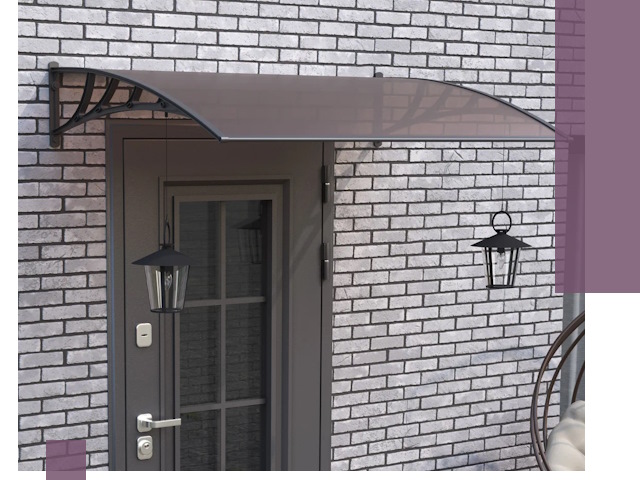 Недорогие козырьки и навесы под ключ в Майкопе