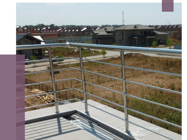 Парапеты из нержавеющей стали в Майкопе от 7885 руб. за м² | ПРОЛЁТ-Мкп