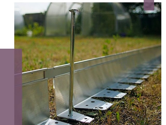 Металлические бордюры для газона в Майкопе от 4246 руб. | ПРОЛЁТ-Мкп