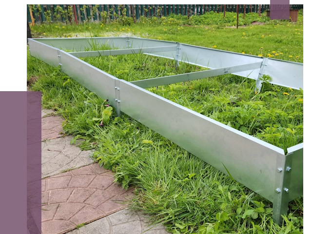 Металлические бордюры для грядок в Майкопе от 1769 руб. 