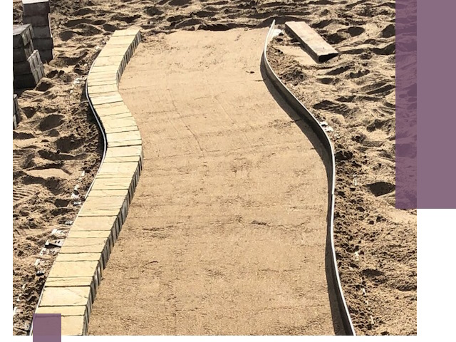 Металлические бордюры для тротуаров в Майкопе — прочные и долговечные