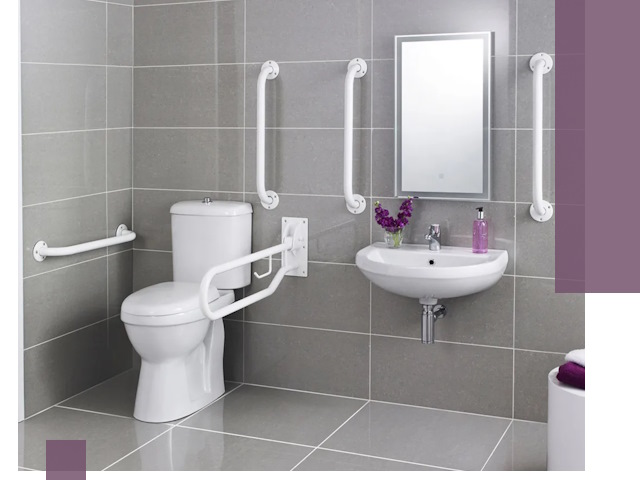 Поручни для санузлов в Майкопе: установка, ремонт и монтаж